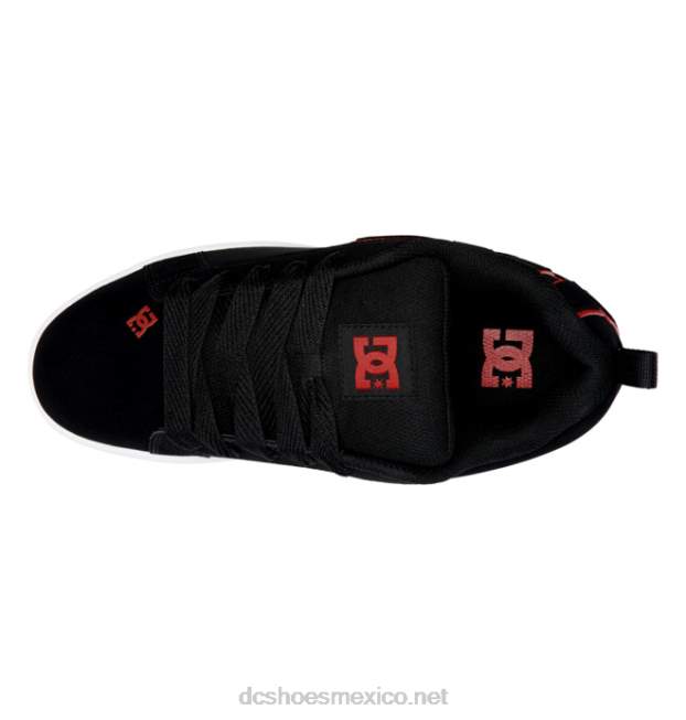 DC Shoes zapatos de corte graffik para hombre VGJFD4292 negro/rojo/blanco