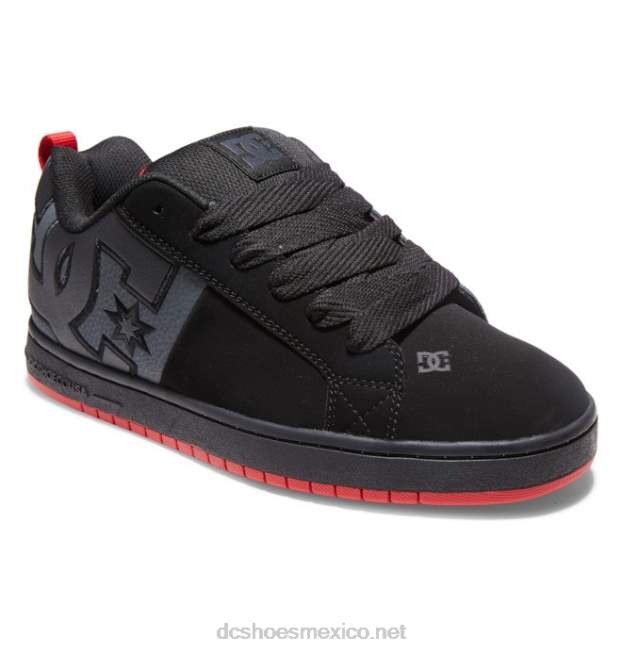 DC Shoes zapatos de corte graffik para hombre VGJFD4295 negro/gris/rojo