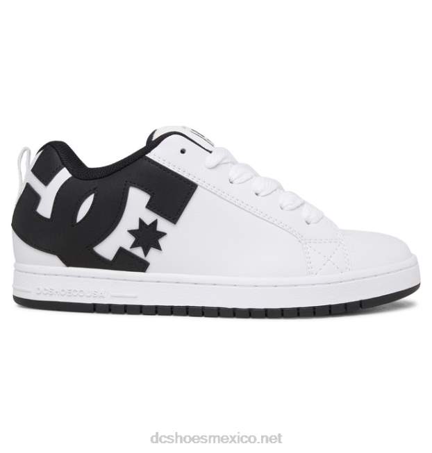 DC Shoes zapatos de corte graffik para hombre VGJFD467 blanco negro