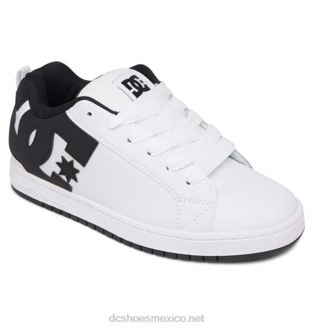 DC Shoes zapatos de corte graffik para hombre VGJFD467 blanco negro