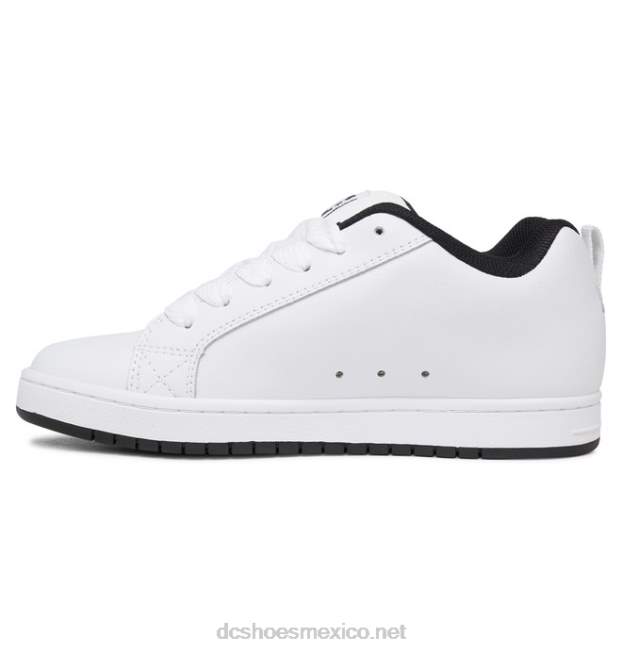 DC Shoes zapatos de corte graffik para hombre VGJFD467 blanco negro
