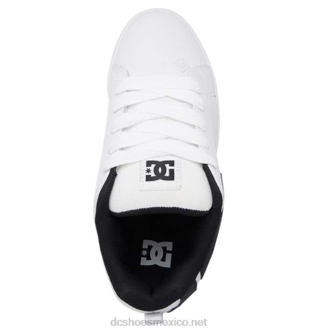 DC Shoes zapatos de corte graffik para hombre VGJFD467 blanco negro