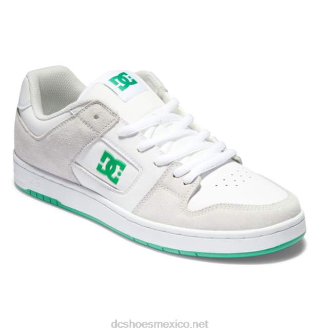 DC Shoes manteca 4 - zapatos para hombres VGJFD4320 blanco/gris/verde