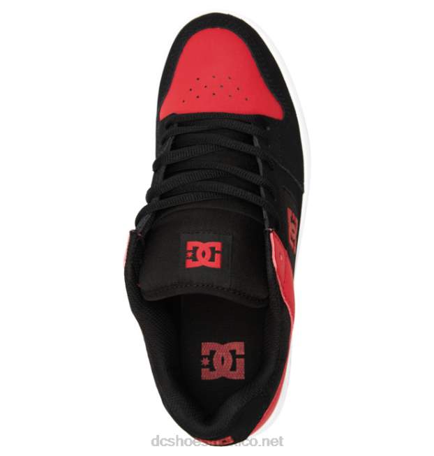 DC Shoes manteca 4 - zapatos para hombres VGJFD442 negro/rojo atlético