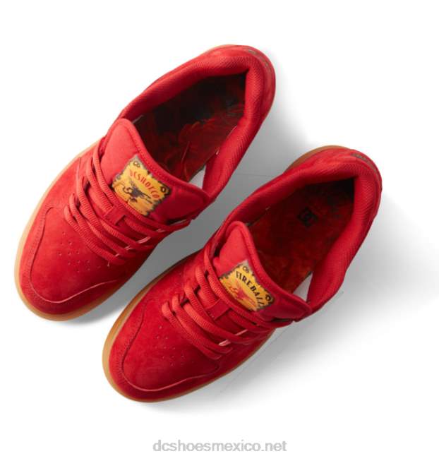 DC Shoes zapatillas fireball x dc manteca 4 para hombre VGJFD4389 rojo