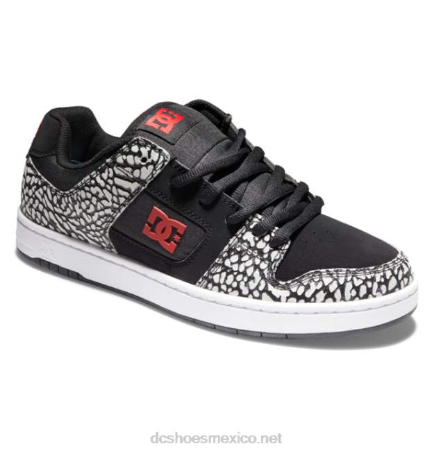 DC Shoes zapatillas hombre manteca 4 se VGJFD4376 estampado negro/rojo