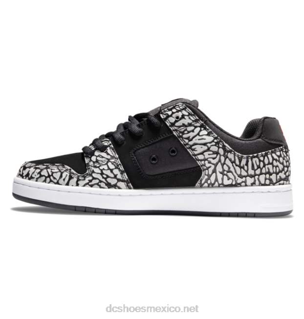 DC Shoes zapatillas hombre manteca 4 se VGJFD4376 estampado negro/rojo