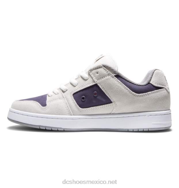 DC Shoes zapatos manteca 4 hombre VGJFD4393 vino blanquecino/morado
