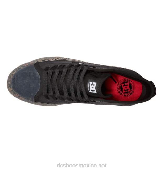 DC Shoes manual de hombre hola zapatos altos zapatos evan smith VGJFD4378 negro/rojo