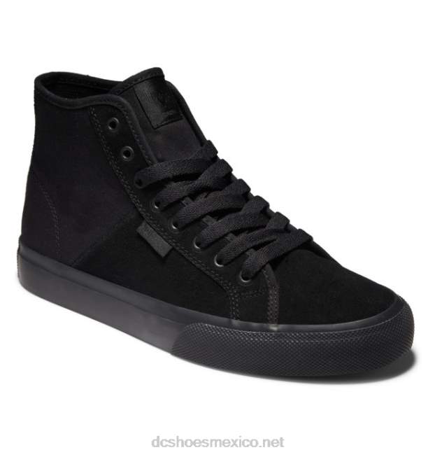 DC Shoes zapatos de gamuza altos manuales para hombres VGJFD4345 negro
