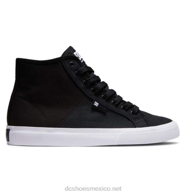 DC Shoes zapatos refibra de caña alta manual hi para hombre VGJFD494 blanco negro