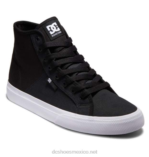 DC Shoes zapatos refibra de caña alta manual hi para hombre VGJFD494 blanco negro