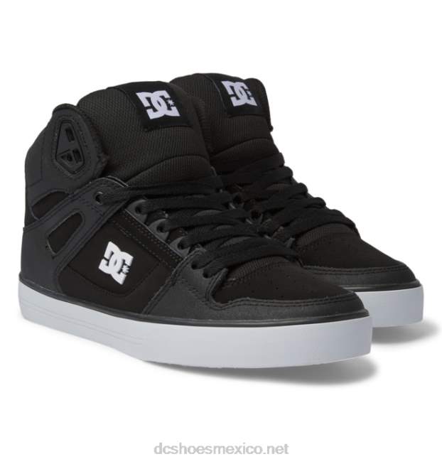 DC Shoes zapatos de caña alta pure para hombre VGJFD4264 blanco negro