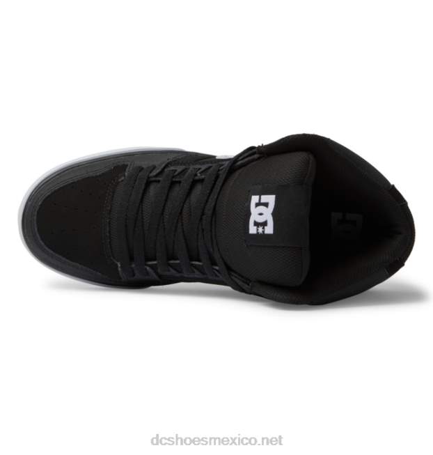 DC Shoes zapatos de caña alta pure para hombre VGJFD4264 blanco negro