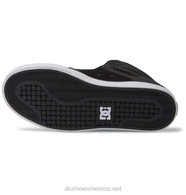 DC Shoes zapatos de caña alta pure para hombre VGJFD4264 blanco negro