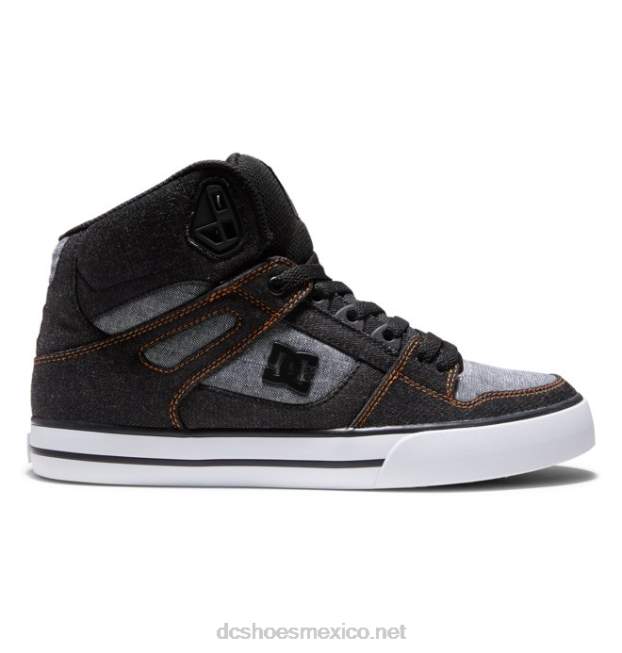 DC Shoes zapatos de caña alta pure para hombre VGJFD4269 negro/armadura