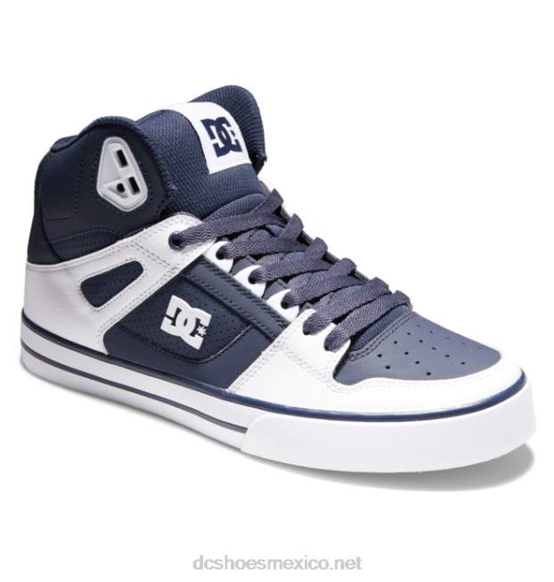 DC Shoes zapatos de caña alta pure para hombre VGJFD4270 dc azul marino/blanco