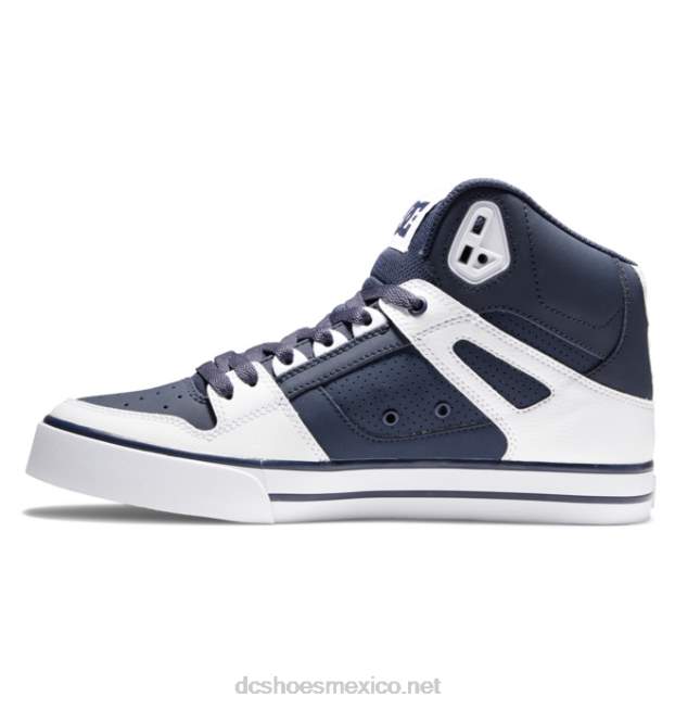 DC Shoes zapatos de caña alta pure para hombre VGJFD4270 dc azul marino/blanco