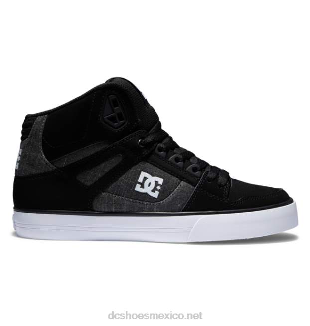 DC Shoes zapatos de caña alta pure para hombre VGJFD435 negro/acorazado