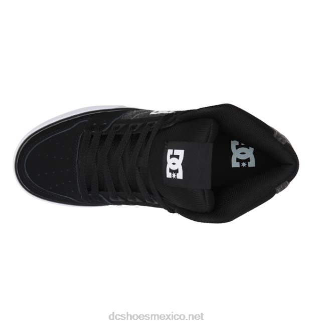 DC Shoes zapatos de caña alta pure para hombre VGJFD435 negro/acorazado
