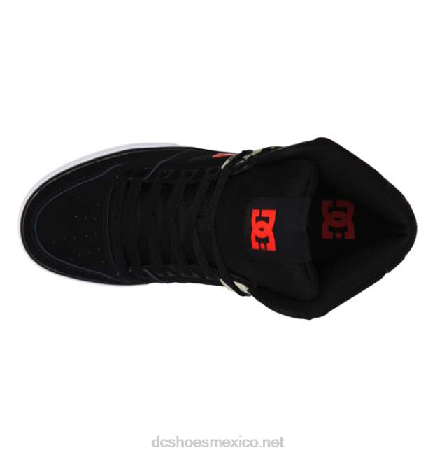 DC Shoes zapatos de caña alta pure para hombre VGJFD436 camuflaje astro negro