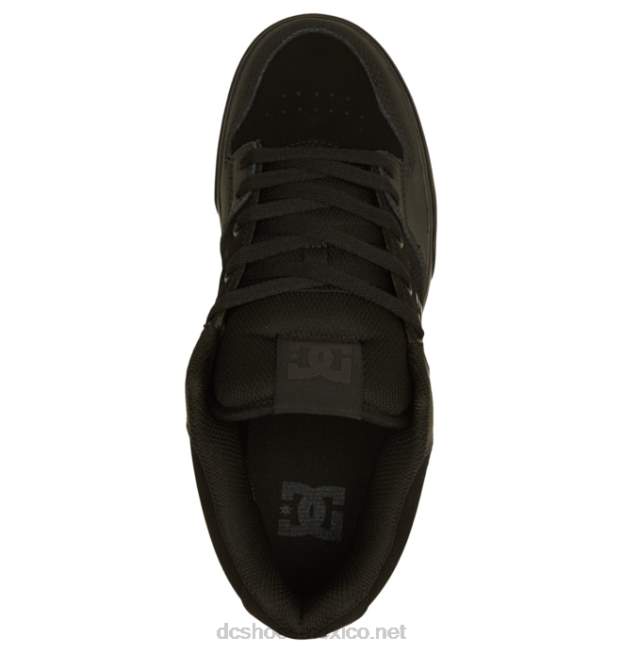 DC Shoes zapatos de caña media pure mid para hombre VGJFD4144 negro/goma
