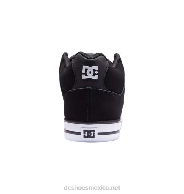 DC Shoes zapatos de caña media pure mid para hombre VGJFD4145 blanco negro