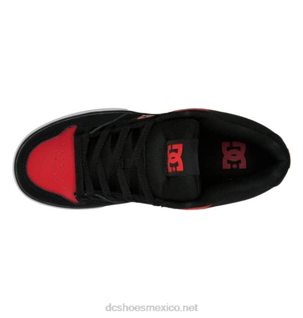 DC Shoes zapatos de caña media pure mid para hombre VGJFD4169 negro/rojo