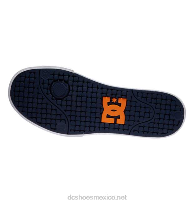 DC Shoes zapatos de caña media pure mid para hombre VGJFD4188 blanco/gris/naranja