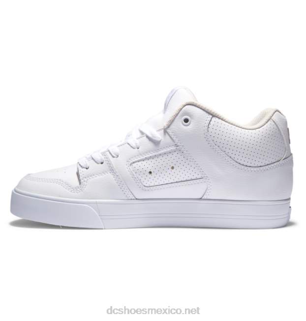 DC Shoes zapatos de caña media pure mid para hombre VGJFD4194 gris blanco