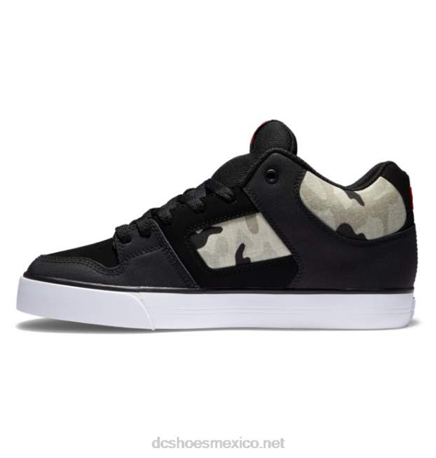 DC Shoes zapatos de caña media pure mid para hombre VGJFD493 camuflaje astro negro
