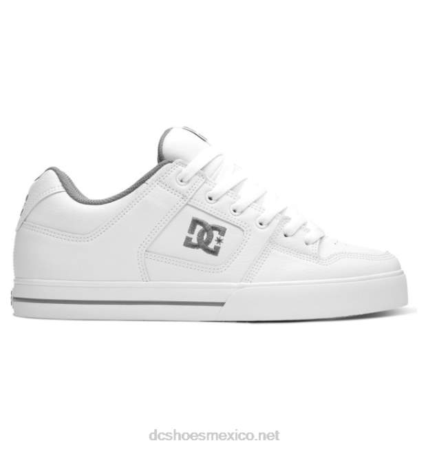DC Shoes zapatos puros de hombre VGJFD4245 blanco/acorazado