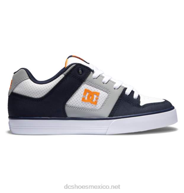 DC Shoes zapatos puros de hombre VGJFD4247 blanco/gris/azul