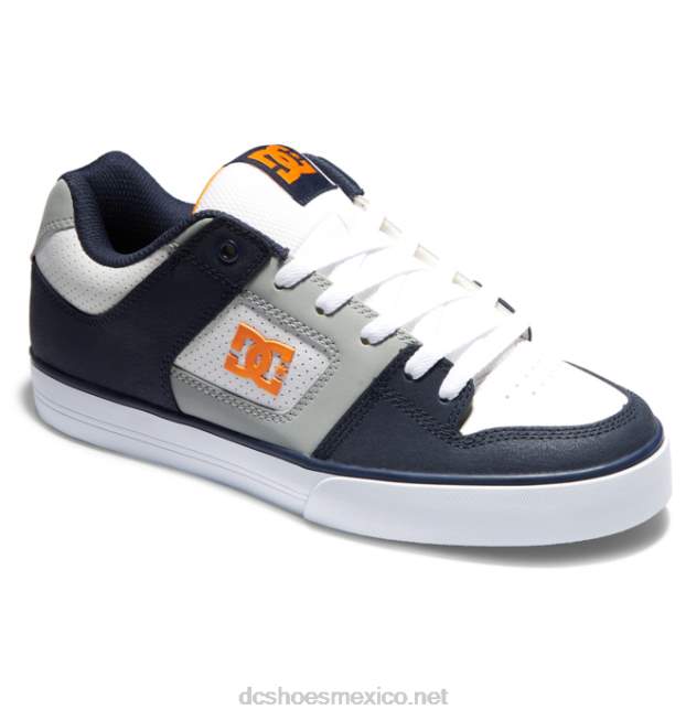 DC Shoes zapatos puros de hombre VGJFD4247 blanco/gris/azul