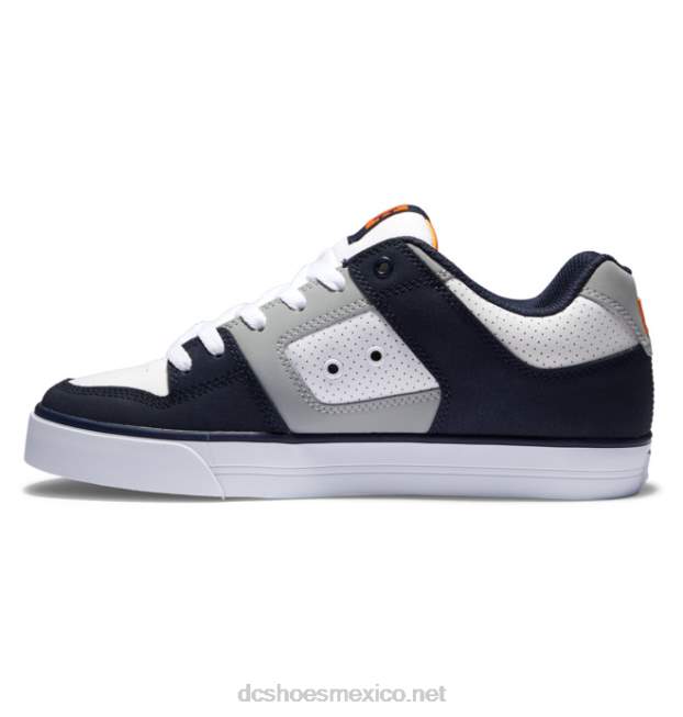 DC Shoes zapatos puros de hombre VGJFD4247 blanco/gris/azul