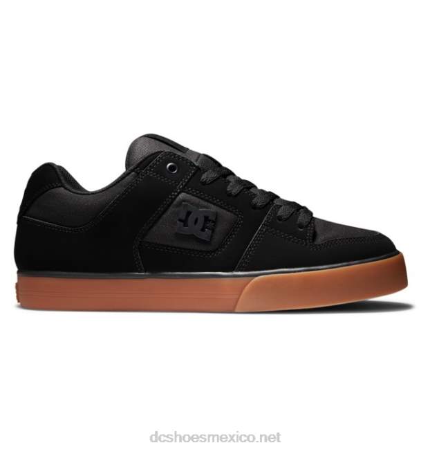 DC Shoes zapatos puros de hombre VGJFD4249 negro/goma