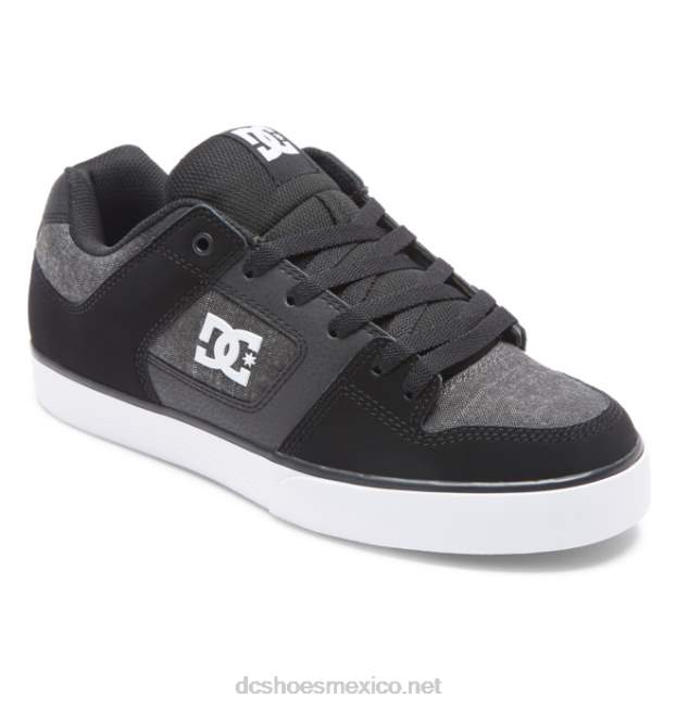 DC Shoes zapatos puros de hombre VGJFD4250 pizarra negra/oscura