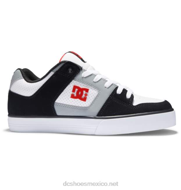 DC Shoes zapatos puros de hombre VGJFD4253 negro/blanco/gris
