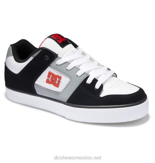 DC Shoes zapatos puros de hombre VGJFD4253 negro/blanco/gris