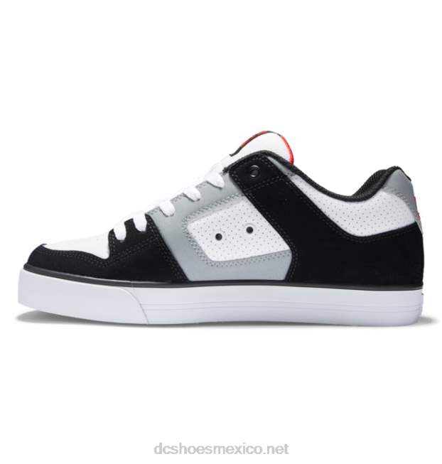 DC Shoes zapatos puros de hombre VGJFD4253 negro/blanco/gris