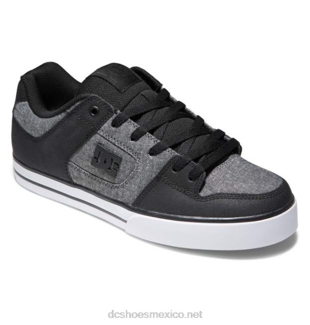 DC Shoes zapatos puros de hombre VGJFD4254 negro/acorazado