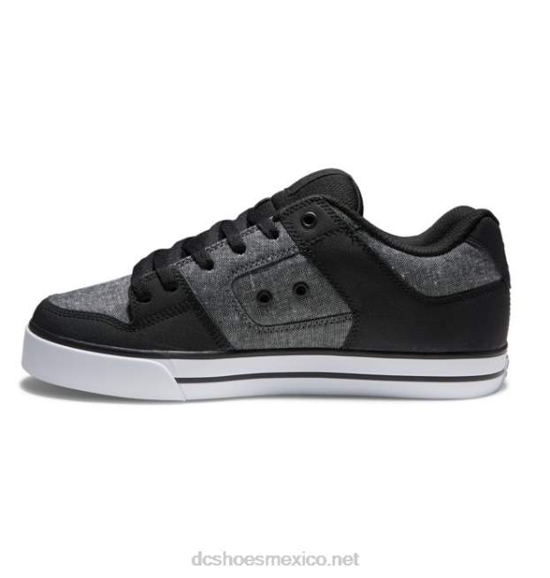 DC Shoes zapatos puros de hombre VGJFD4254 negro/acorazado