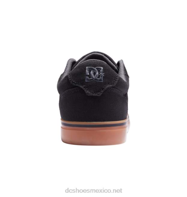 DC Shoes zapatos de lona de yunque para hombre VGJFD4160 negro/goma