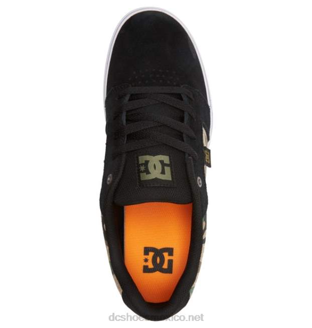 DC Shoes zapatos de yunque para hombre VGJFD4150 negro/camuflaje