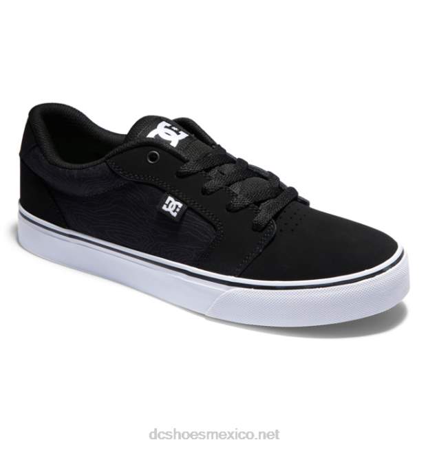 DC Shoes zapatos de yunque para hombre VGJFD4232 lunares negro/lima