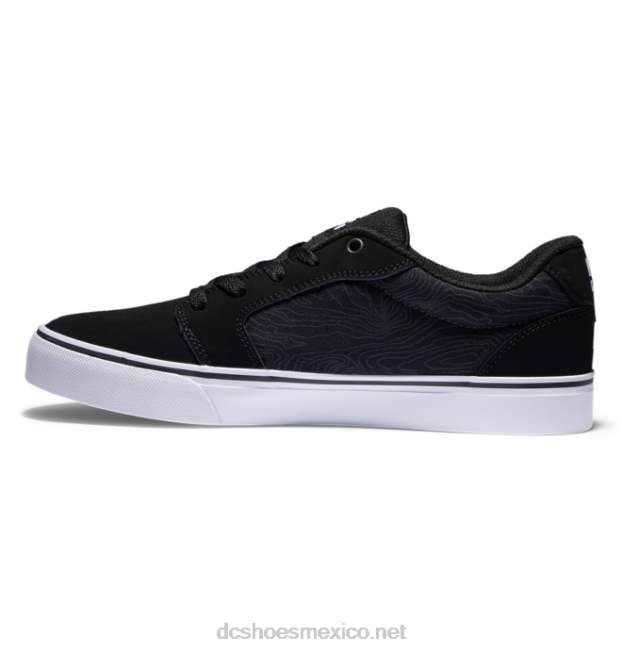 DC Shoes zapatos de yunque para hombre VGJFD4232 lunares negro/lima