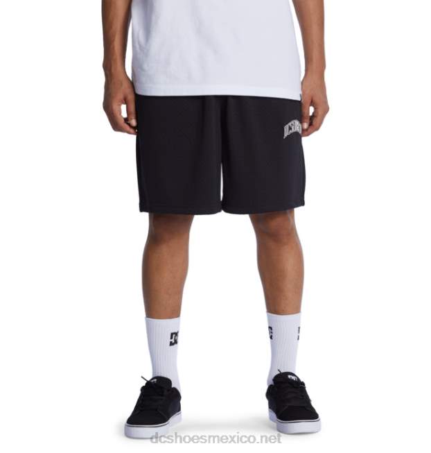 DC Shoes pantalones cortos de baloncesto de pasatiempo para hombres VGJFD4110 negro