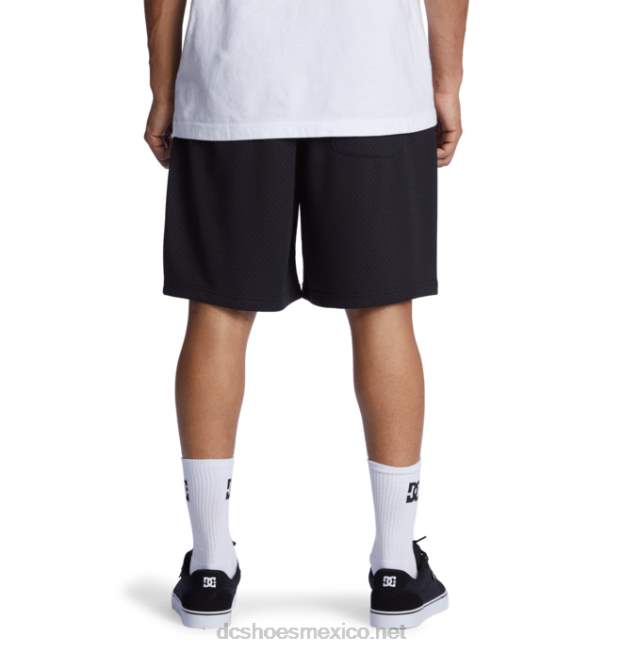 DC Shoes pantalones cortos de baloncesto de pasatiempo para hombres VGJFD4110 negro