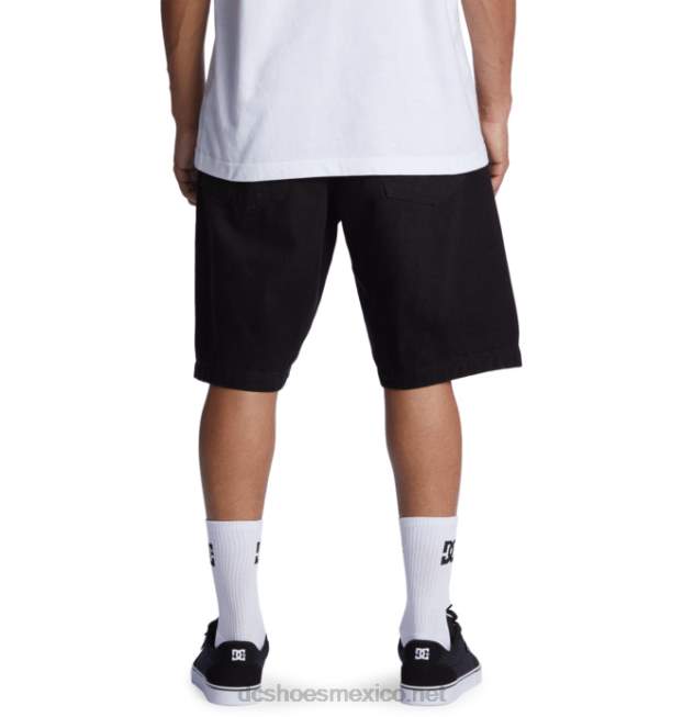 DC Shoes pantalones cortos de mezclilla holgados para hombre VGJFD4126 lavado negro