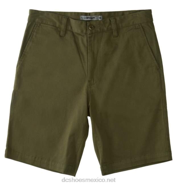 DC Shoes shorts chinos de trabajo para hombre VGJFD4224 hiedra verde